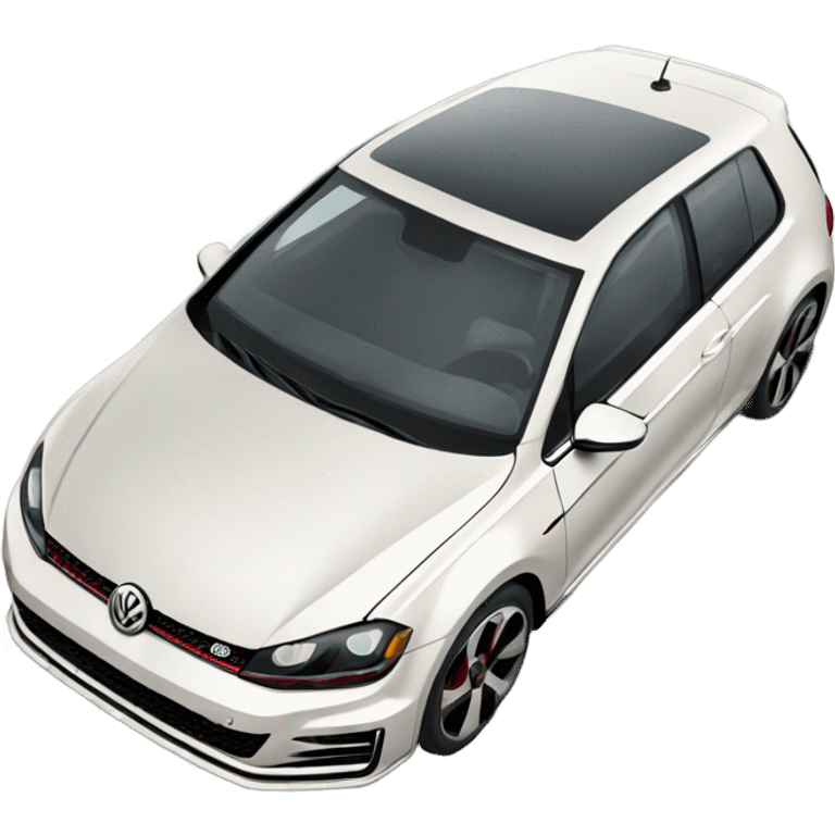 Carro volkswagen golf gti  emoji