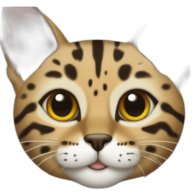 F1 Savannah Cat emoji