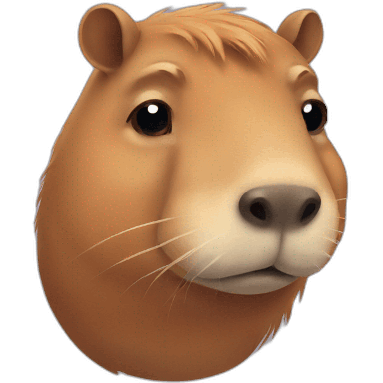 Capybara sad emoji