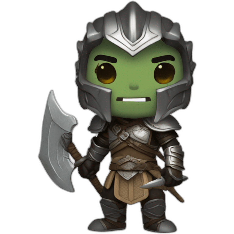 Funko pop dragonborn from Skyrim emoji