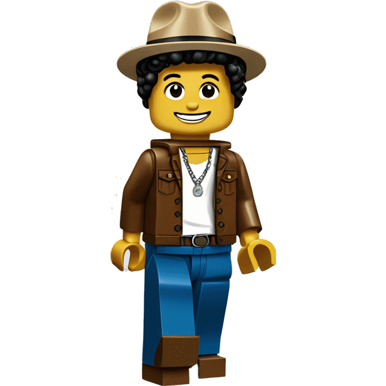 BRUNO MARS lego full body emoji