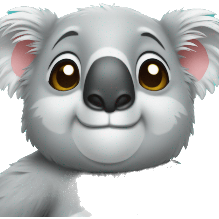 Happy koala emoji