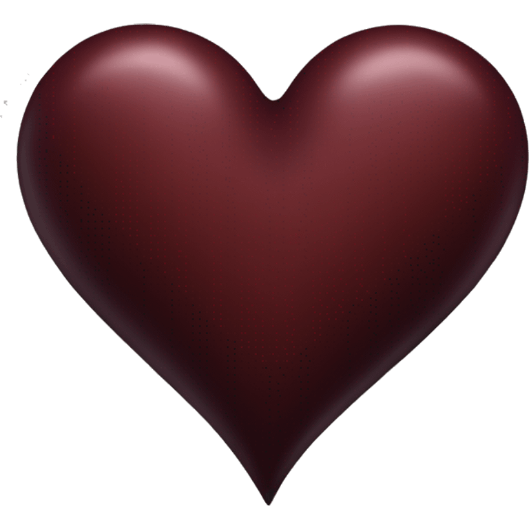 dark deep red color heart emoji