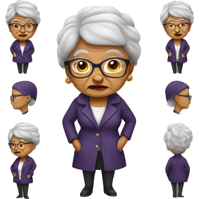 grandma gangster emoji