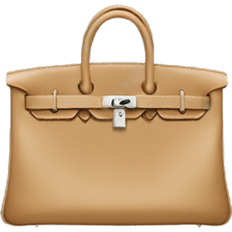 hermes beige birkin bag emoji