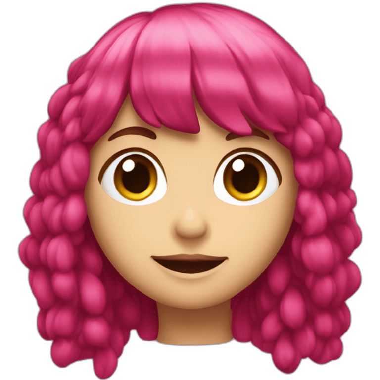 Cerise frange emoji