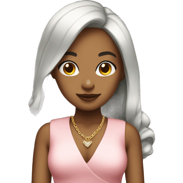 Rich girl  emoji