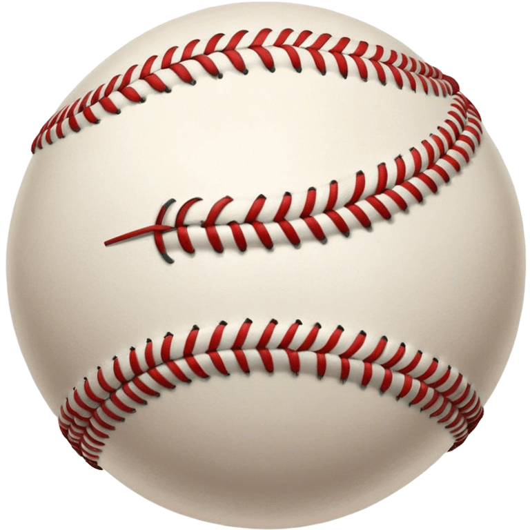 Cinematic Realistic image of a classic baseball, rendered with detailed stitching and textured leather, set against a nostalgic ballpark backdrop with soft, golden lighting that evokes Americana emoji