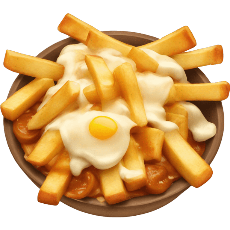 Poutine qui mange emoji