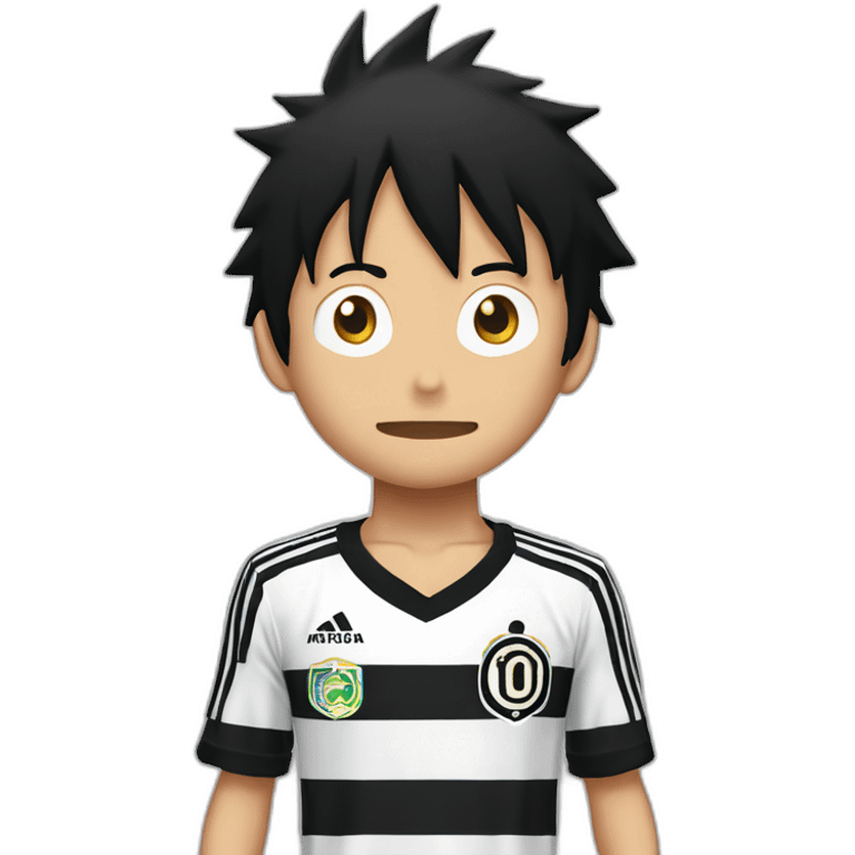 luffy com camisa do corinthians emoji