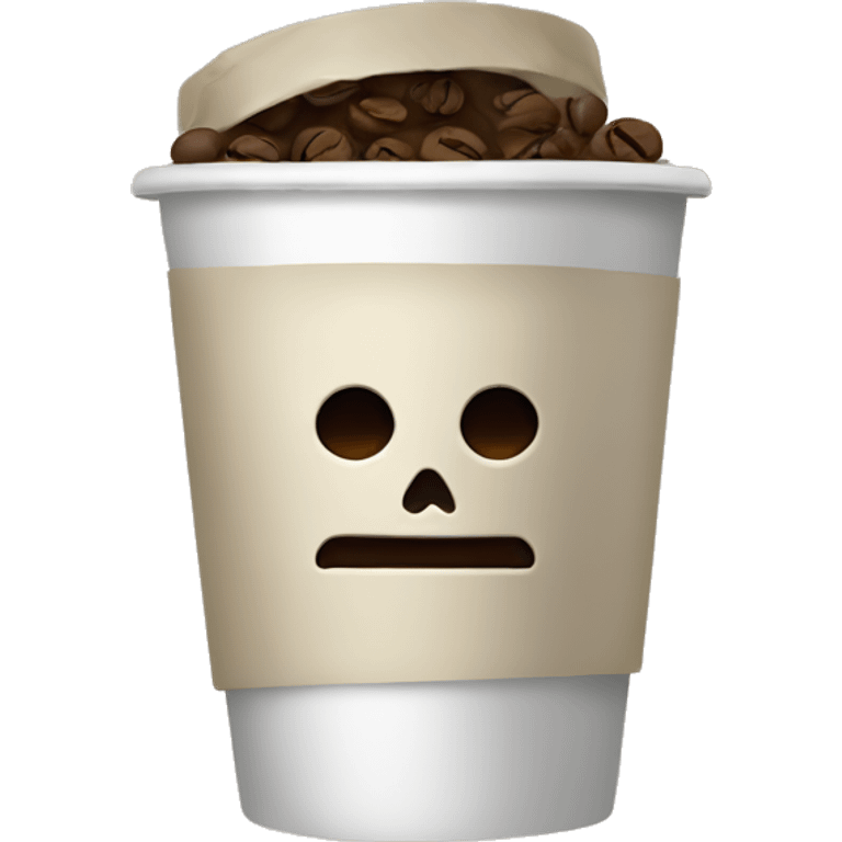 dead coffee emoji