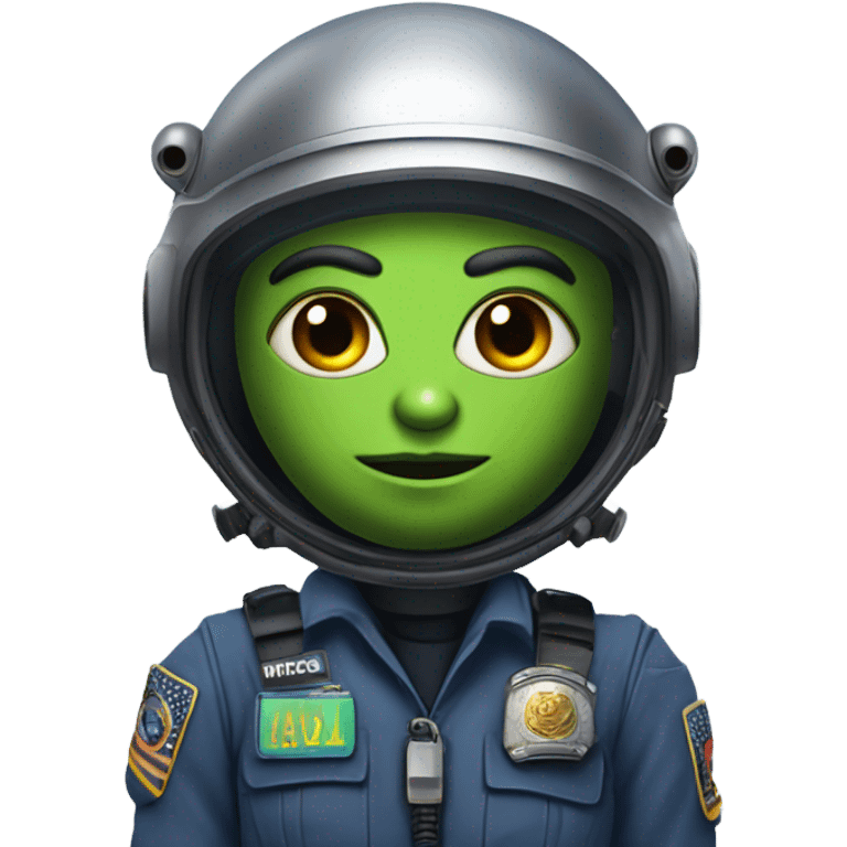 Martian Alien Police Special Force emoji