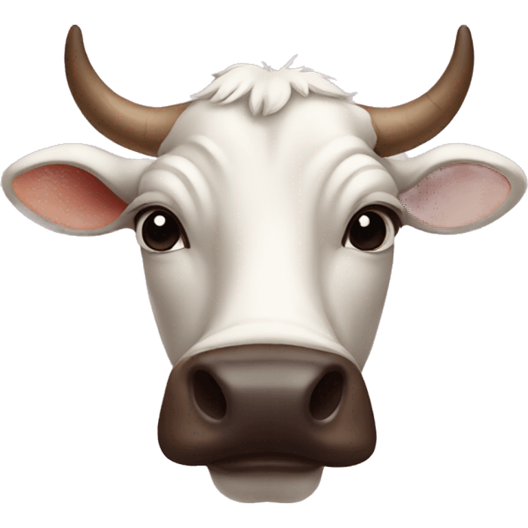 Cow head emoji