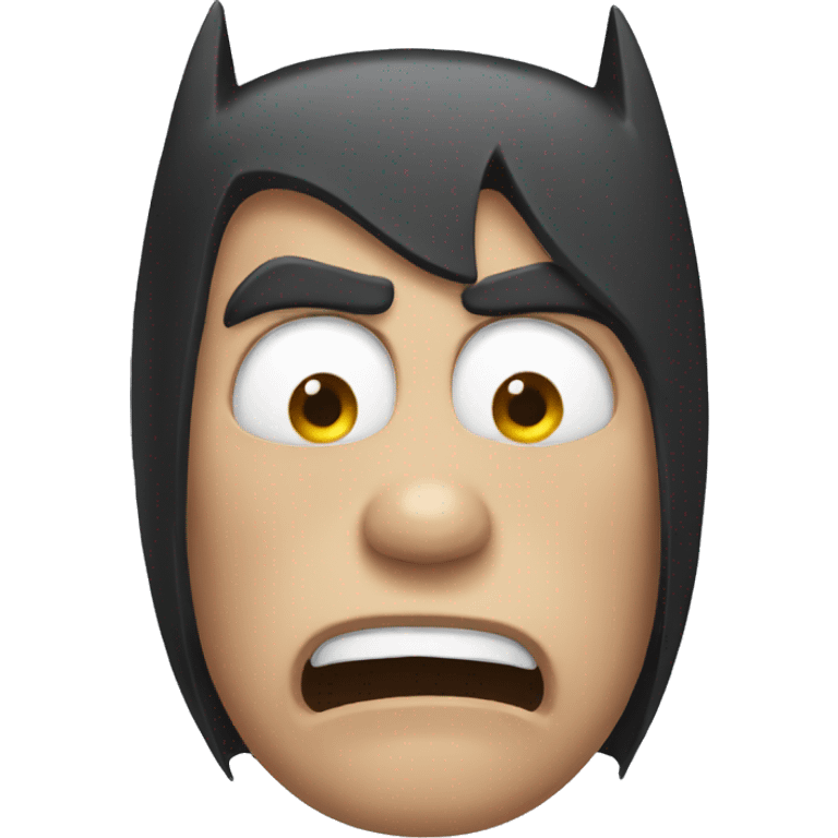 Batman emoji crying emoji