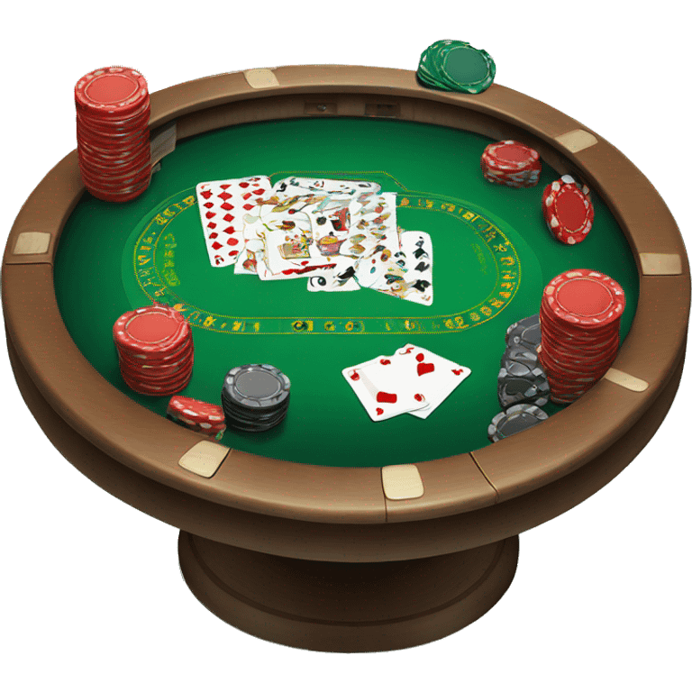 casino poker table game emoji