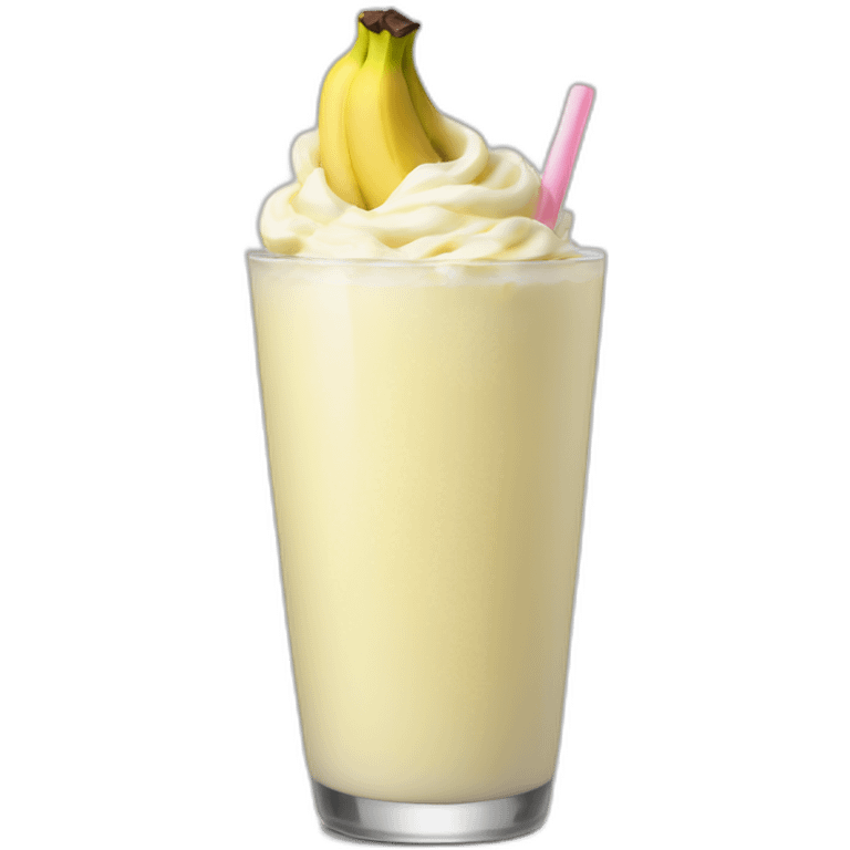 Banana milkshake emoji