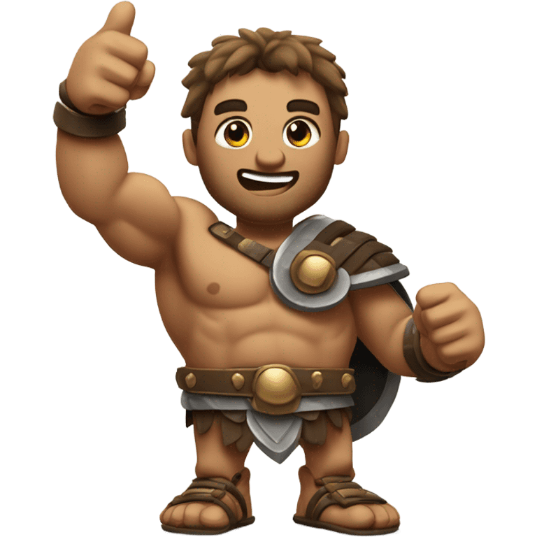 Gladiator thumbs up to thumbs down emoji