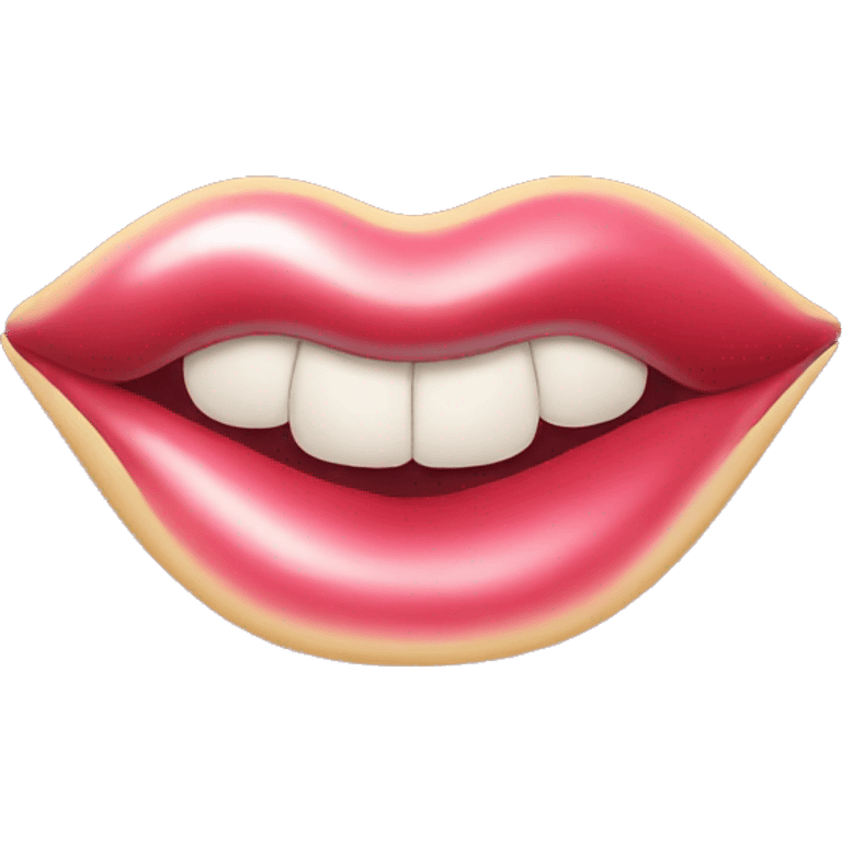 Lip kiss emoji