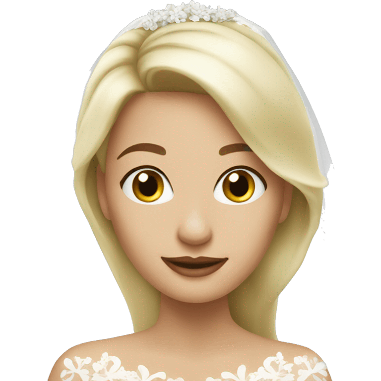 Bride blonde  emoji