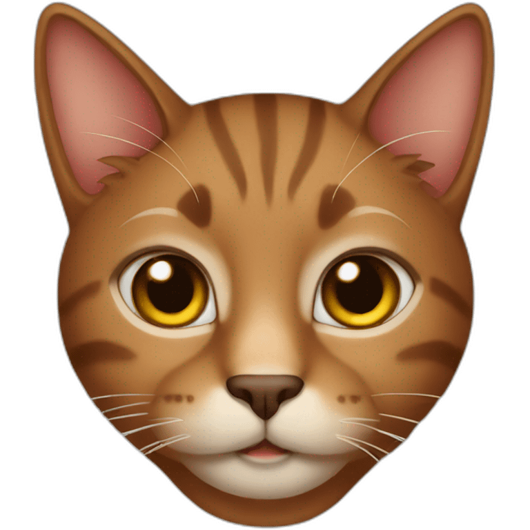 brown cat emoji