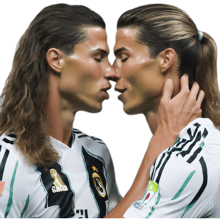 Cristiano Ronaldo kiss georgina emoji