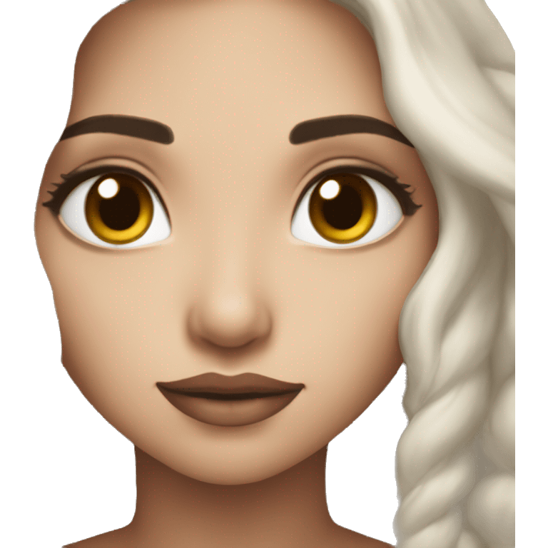 Khaleesi dark brown eyes emoji