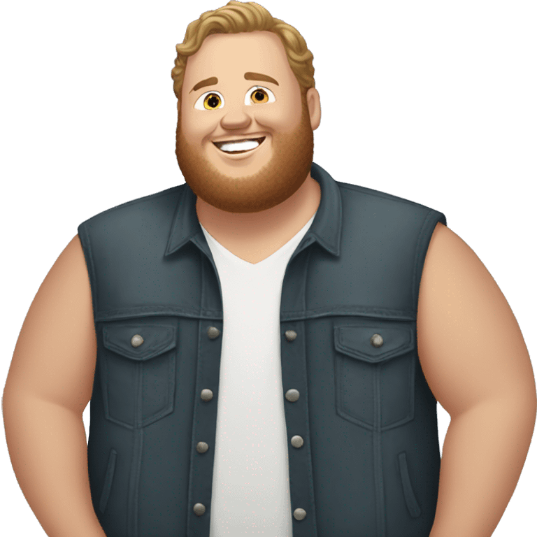 Luke combs qui rie emoji