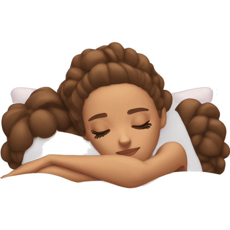 Ariana Grande sleeping emoji