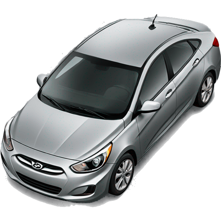 Grey hyundai accent  emoji