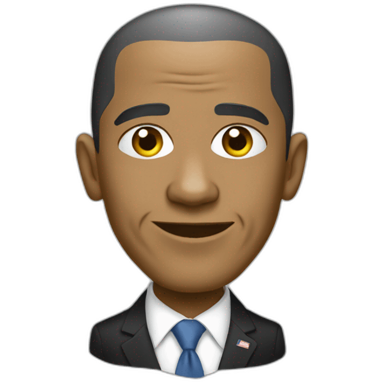 white obama emoji