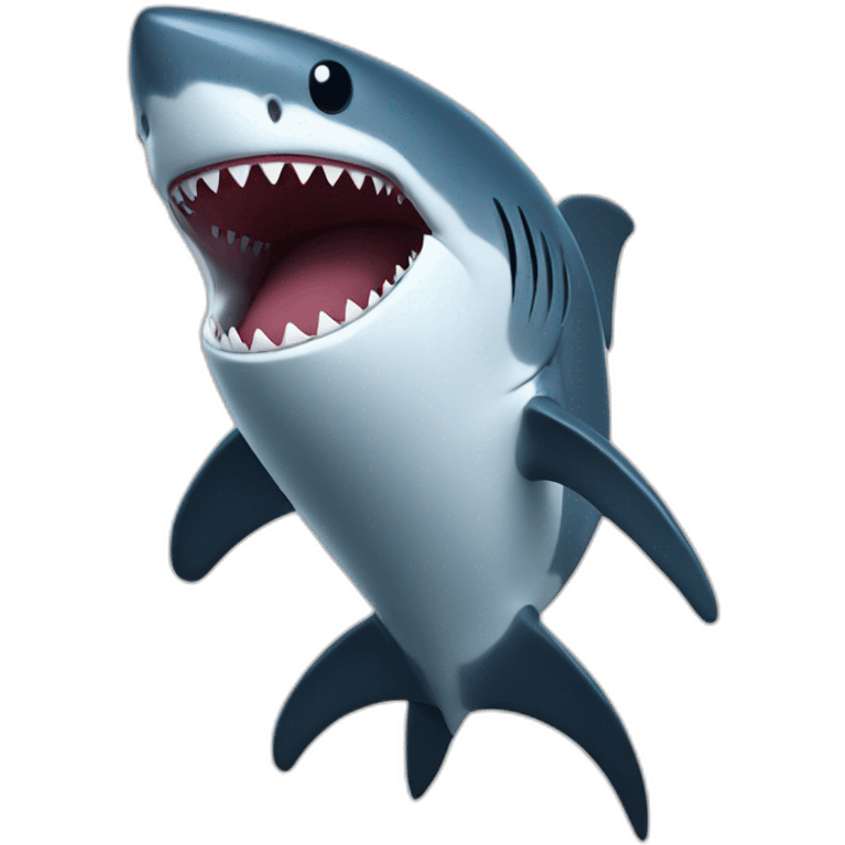 microphone shark emoji