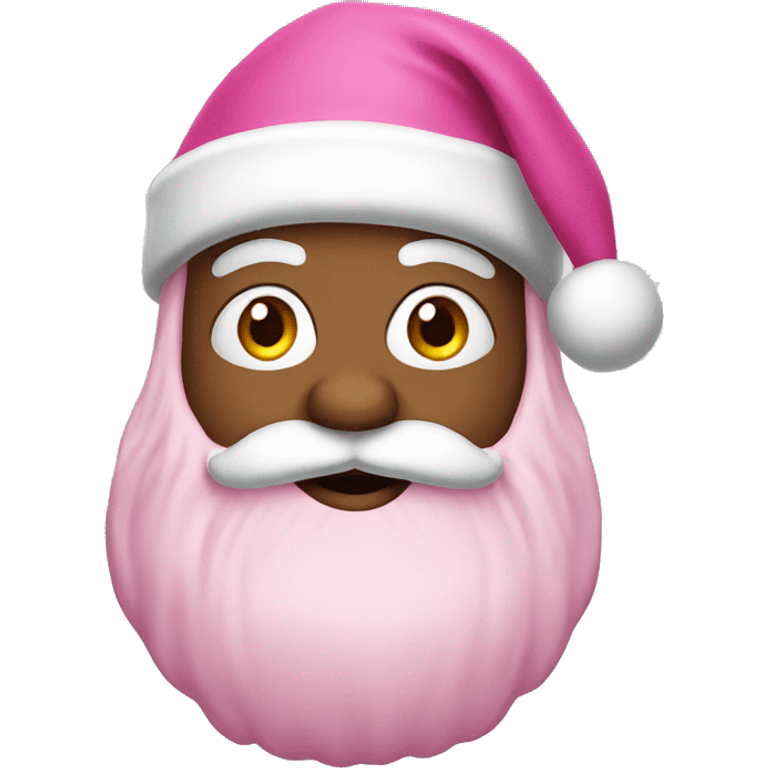 Pink santa claus emoji