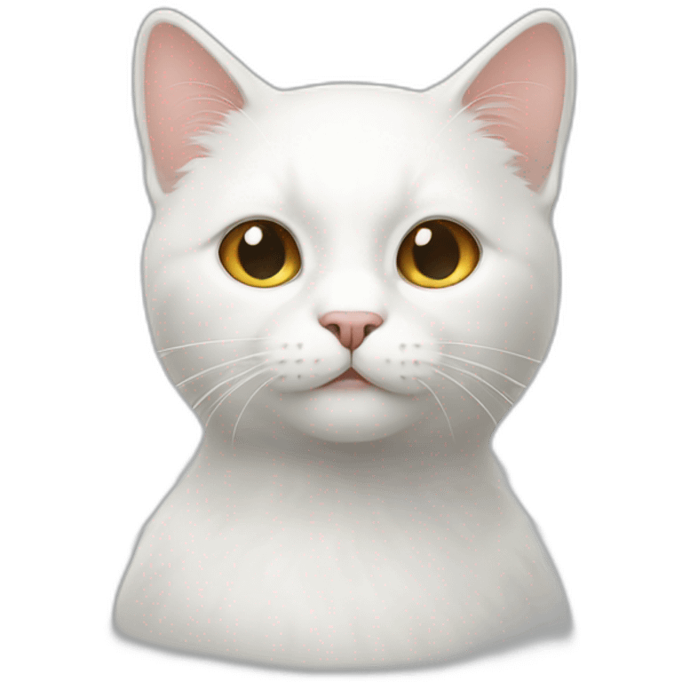 White cat emoji