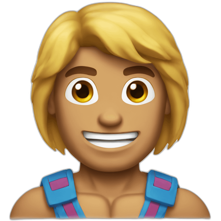 He-man cartoon character emoji