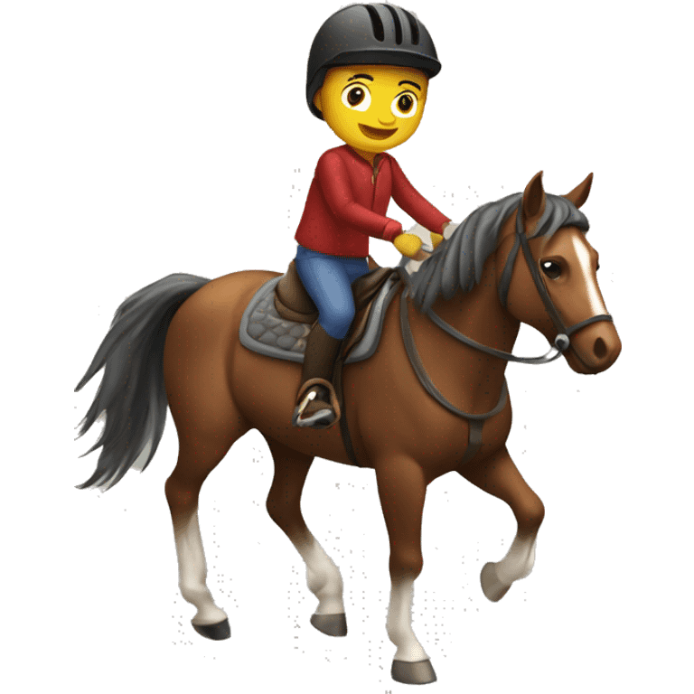 Horseback riding  emoji