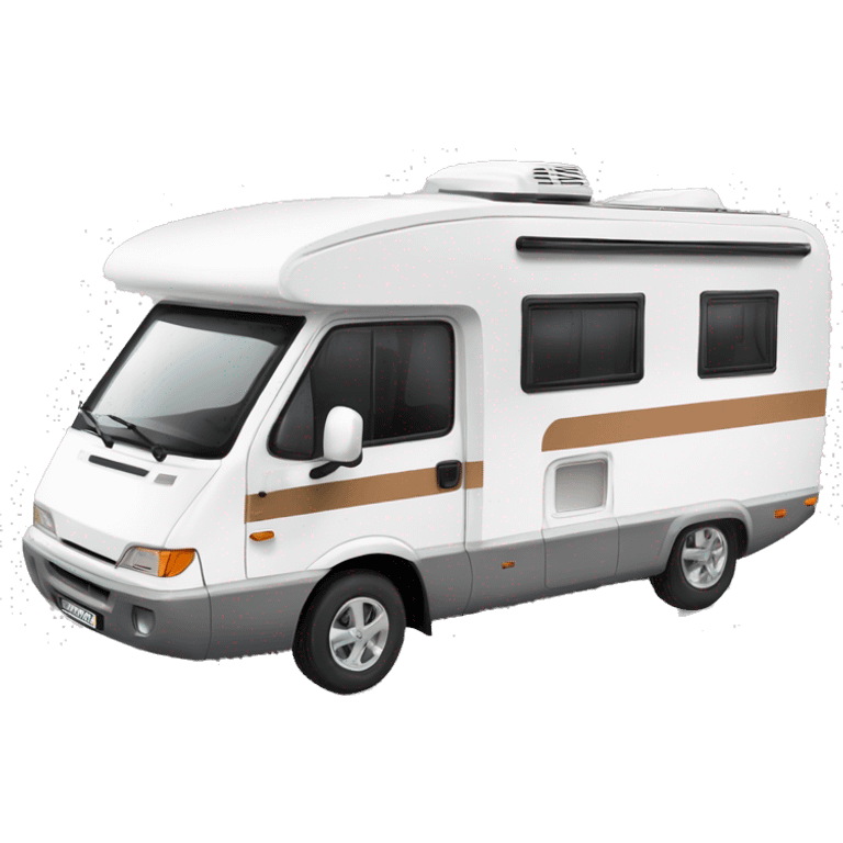 Hymer Campingcar alkoven white  emoji