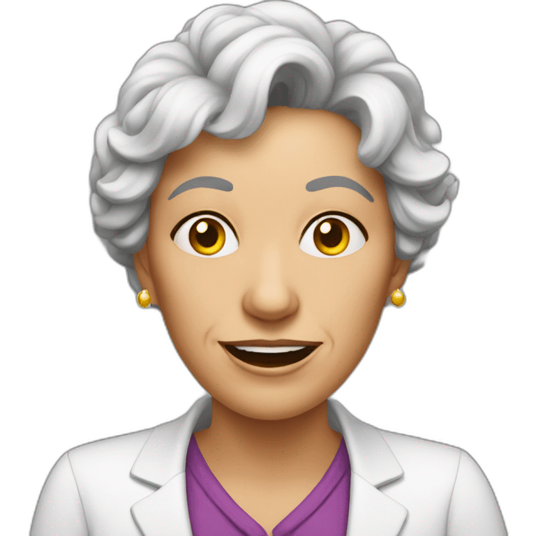 Crazy mother-in-law emoji