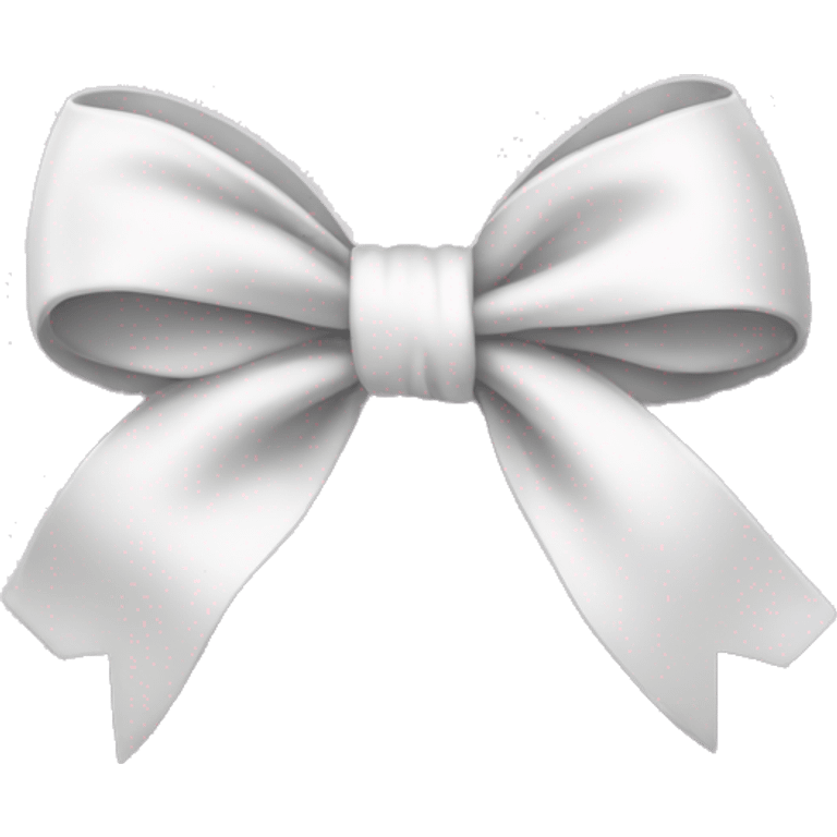 White bow emoji