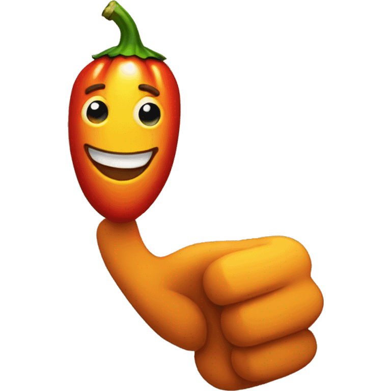 spicy thumbs up emoji