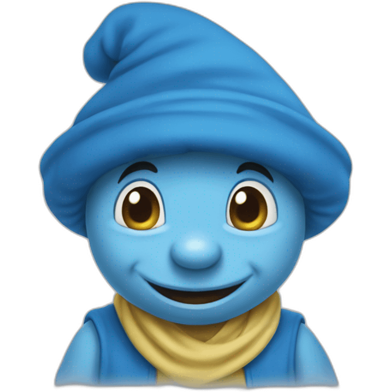 Smurf souris emoji