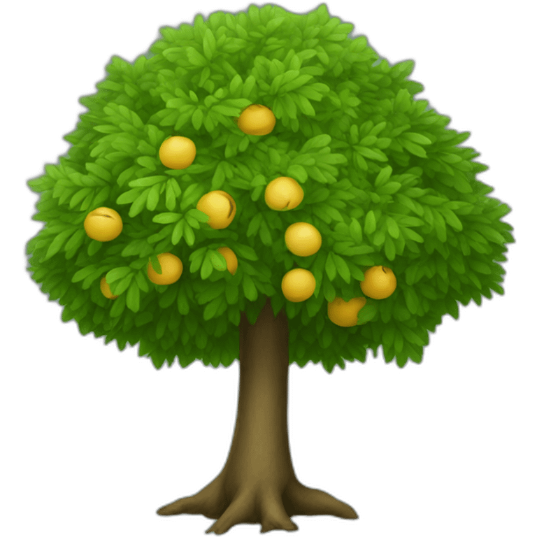 kaki tree emoji