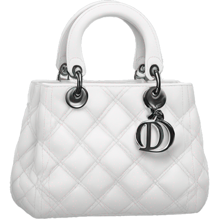 Dior bag white emoji