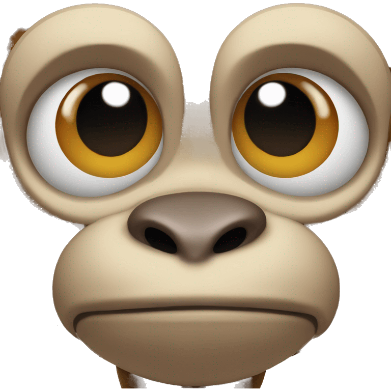 Monkey rolling its eyes  emoji