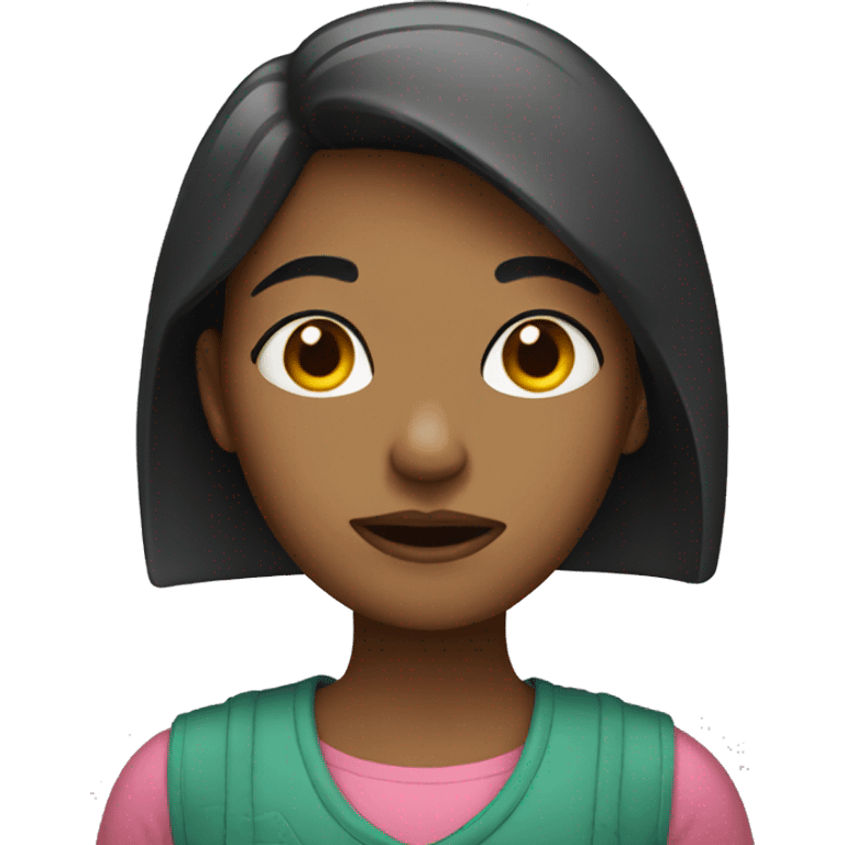 girl with bad bob  emoji