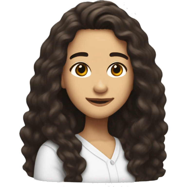 Olivia Rodrigo with Bob Ross hair emoji