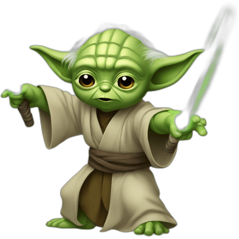 yoda fighting vaodr emoji