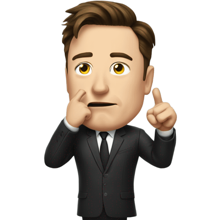 Elon musk thumb down emoji