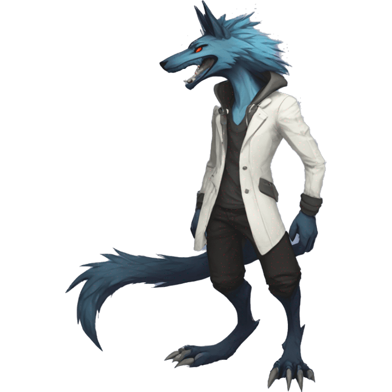 Cool Edgy Modern Vernid-Sergal species by LiLaiRa full body emoji