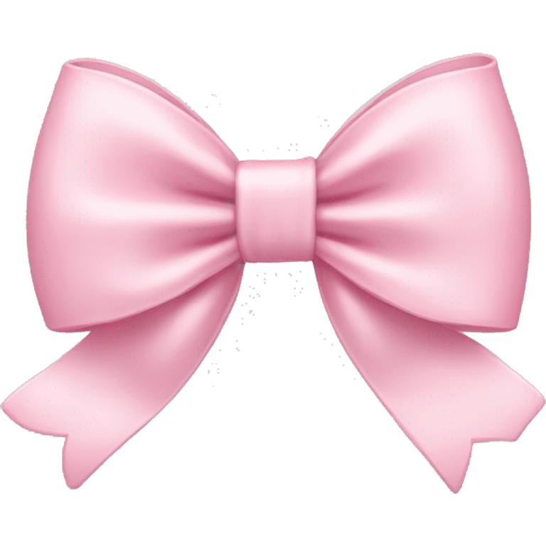 cute light pink bow emoji