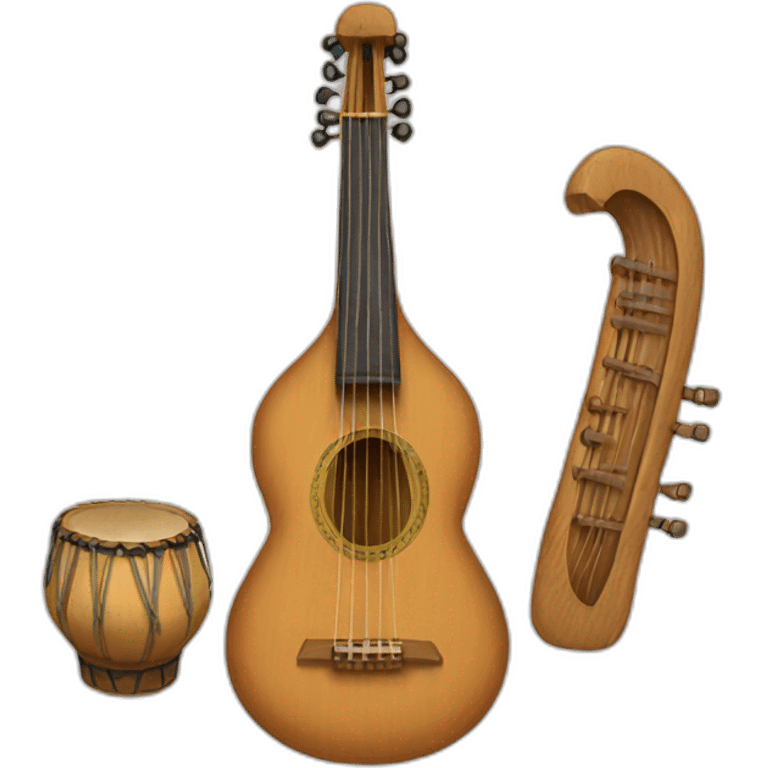 Kazakh instrument emoji